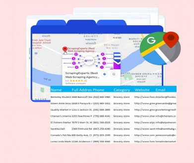 Google Map Businesses Data Scraping